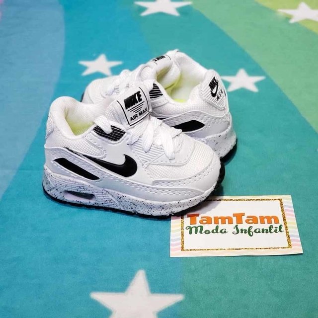 Tênis Nike Air Max Branco Baby - Tam Tam Moda Infantil
