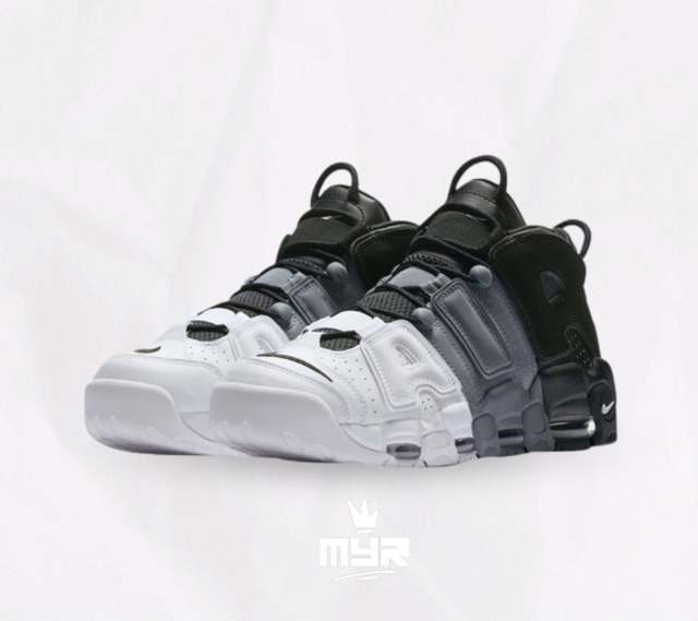 Uptempo black white grey Comprar en MYR SNEAKERS