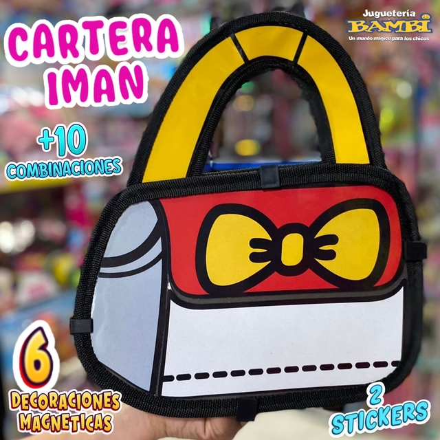 CARTERA IMAN MODELO MONO JUGUETERIA BAMBI