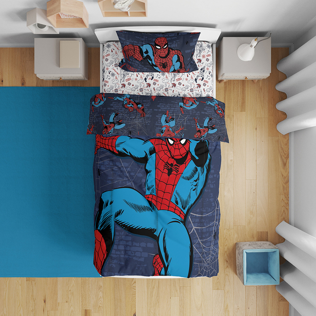 Acolchado Piñata Spiderman Azul y Rojo - TU BLANCO
