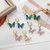Aros Mariposa Cristal colgantes - comprar online