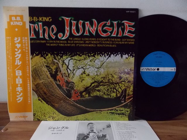 LP B.B. KING - THE JUNGLE - 1978 - MADE IN JAPAN - C/ OBI E ENCARTE