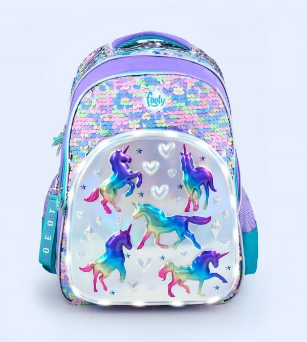 Mochila footy unicornio lentejuelas sale