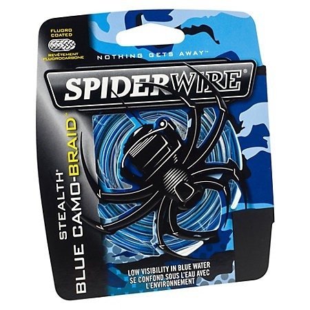 Linha multifilamento Spiderwire Stealth Braid 300Yds - Azul Camuflado -  SpiderWire -  - A melhor loja virtual de Pesca e Camping. 10  Anos