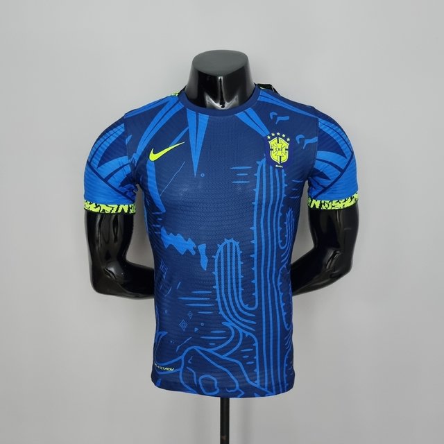 Camisa Brasil Concept Azul - 2022 (Versão Jogador)