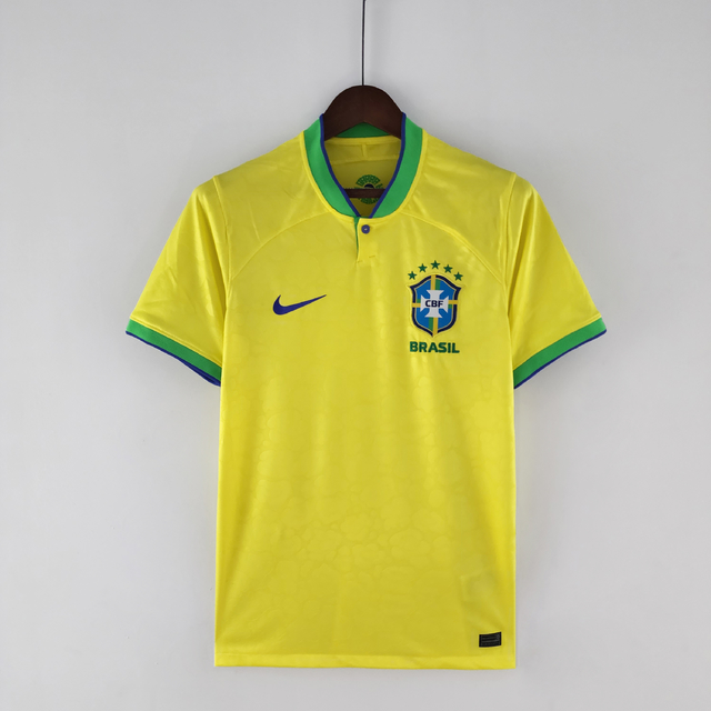 Camisa Brasil I 2022 Torcedor - Amarela - Copa do mundo