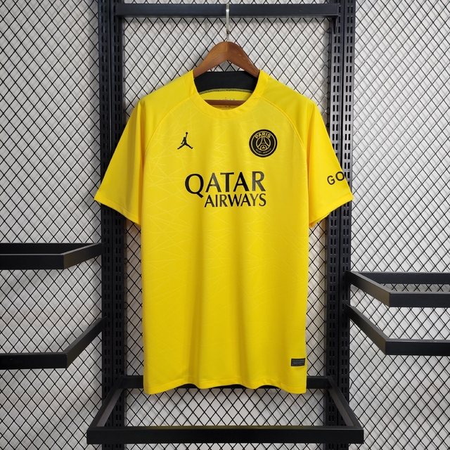 Camisa paris saint store germain amarela