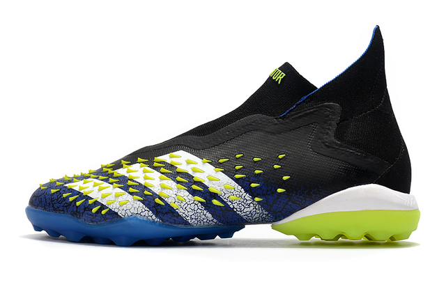 Chuteira Society Adidas Predator Freak Azul e verde