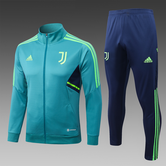 Conjunto de Agasalho Juventus Verde 2022 23