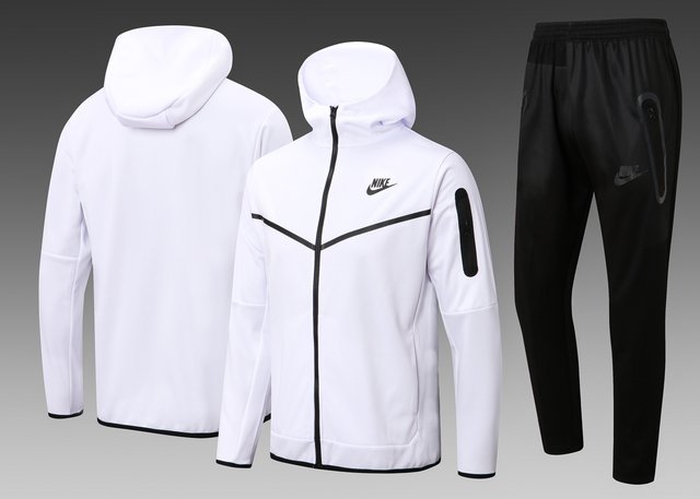 Conjunto de Moletom Nike Sportswear Tech Fleece Branco