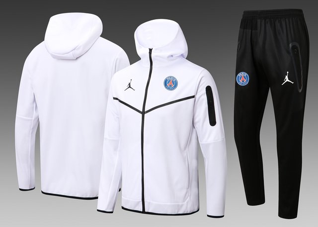 Conjunto de Moletom PSG Branco 2022/23