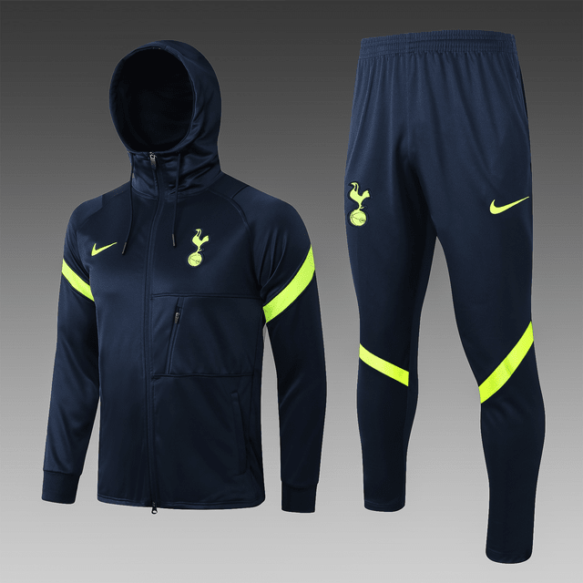 Conjunto de Moletom Tottenham Azul 2021 22