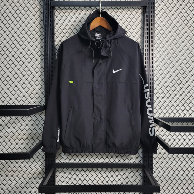 Corta vento preta nike hot sale