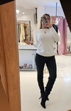 Sweater Anitta importado calado guipure y strass en espalda
