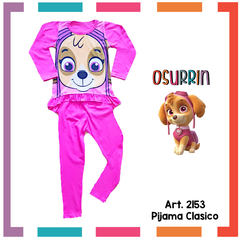 Pijama PAW PATROL / PATRULLA CANINA estampa SUBLIMADA. Algodón peinado premium. T4 al 10, Chase / Marhsall / Skye en internet