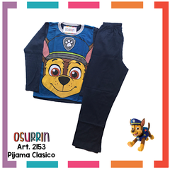 Pijama PAW PATROL / PATRULLA CANINA estampa SUBLIMADA. Algodón peinado premium. T4 al 10, Chase / Marhsall / Skye - comprar online