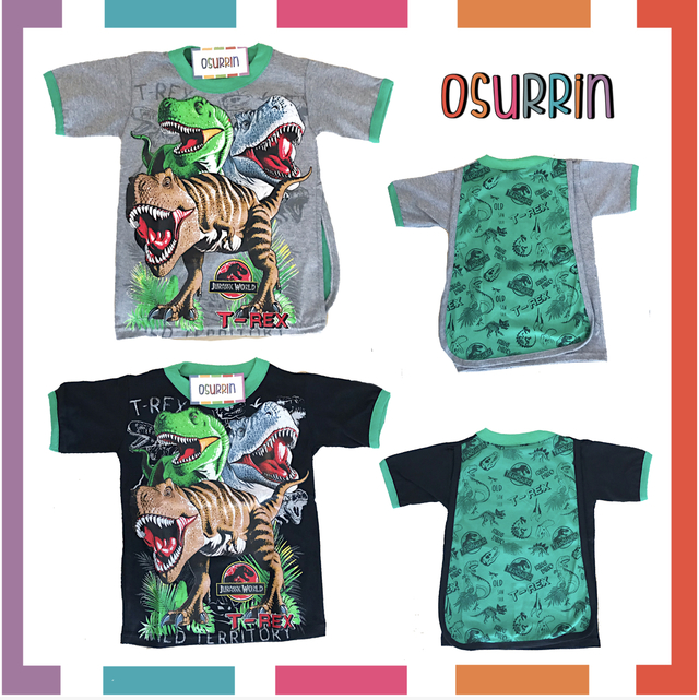 Remeras con fashion dinosaurios