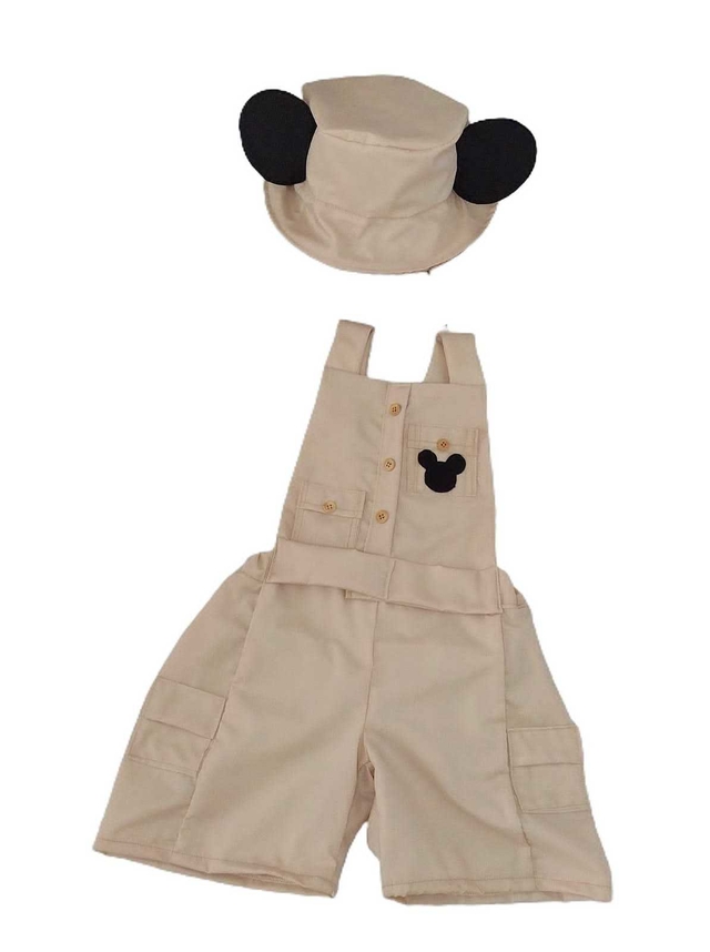 Macacão Infantil Mickey Safari