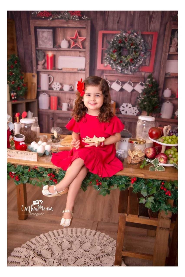 Vestido Natal Infantil Manuela