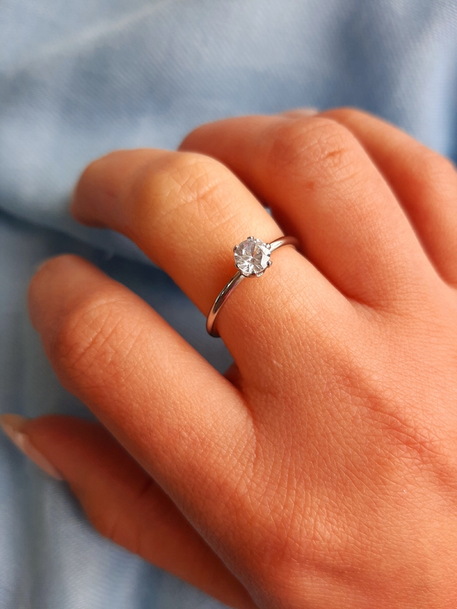 Anillo Cintillo AQ Comprar en Emporio Dijes