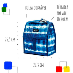 BOLSA TÉRMICA PACKIT PERSONAL COOLER TIE DYE - ATÉ 10 HORAS