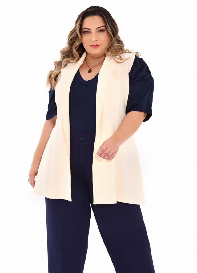 COLETE PLUS SIZE ELIZEIA Morena Caf Plus Size