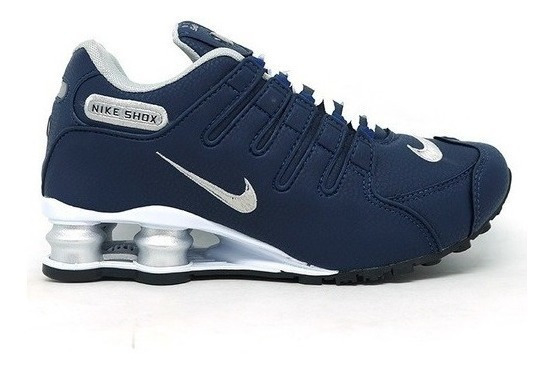 Tenis nike shox azul marinho discount