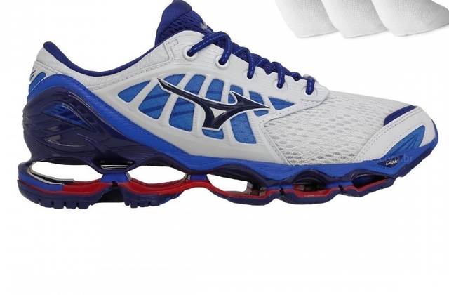 Mizuno azul e vermelho sale