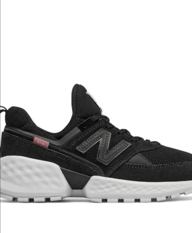 NEW BALANCE 574 PRETO BRANCO