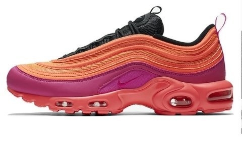 AIR MAX PLUS 97 LARANJA C ROSA