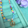 Choker Colors Peace And Love Golden