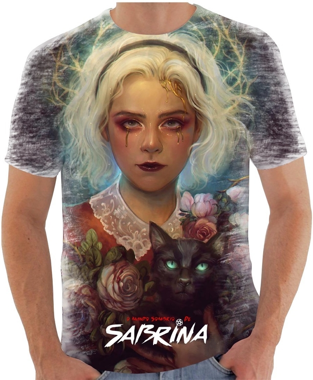 Camiseta Temática Personalizada 100% Poliéster- O Mundo Sombrio De Sabrina  - style
