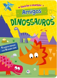 Livro quebra-cabeça - amigos dinossauros