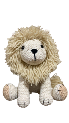 Amigurumi leão branco 