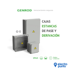 CAJA EXTERIOR ESTANCA IP65 210x165x110 - GENROD - tienda online