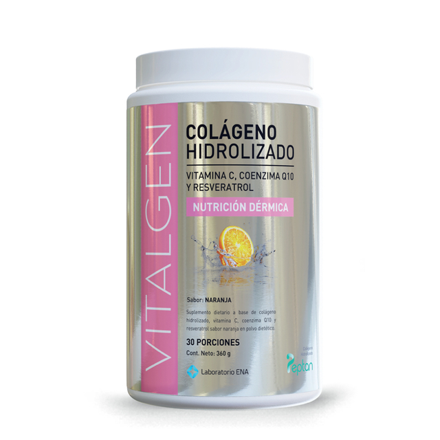 VITALGEN - Colágeno Hidrolizado sabor naranja (360 gramos)