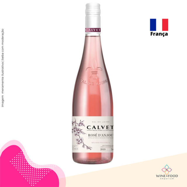 D\'Anjou de 2021 Vinho Val Rosé Loire 750ml Calvet