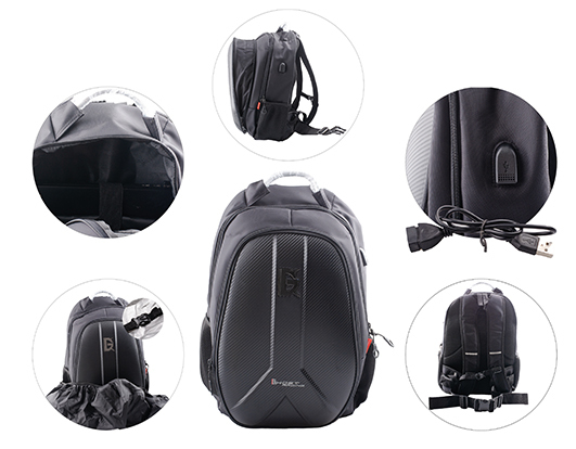 Mochila rigida online moto