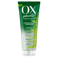 Shampoo OX Plants Cuida do Couro e Fortalece 400ml