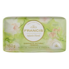 Sabonete Barra Flor de Narciso e Frésia Francis Infusão Floral Envoltório 150g
