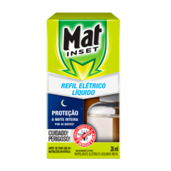 Refil Elétrico Líquido Mat Inset 45 noites