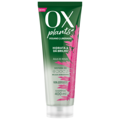 Shampoo OX Plants Hidrata e Dá Brilho 400ml