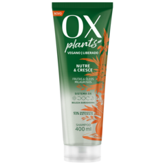 Shampoo OX Plants Nutre e Cresce 400ml