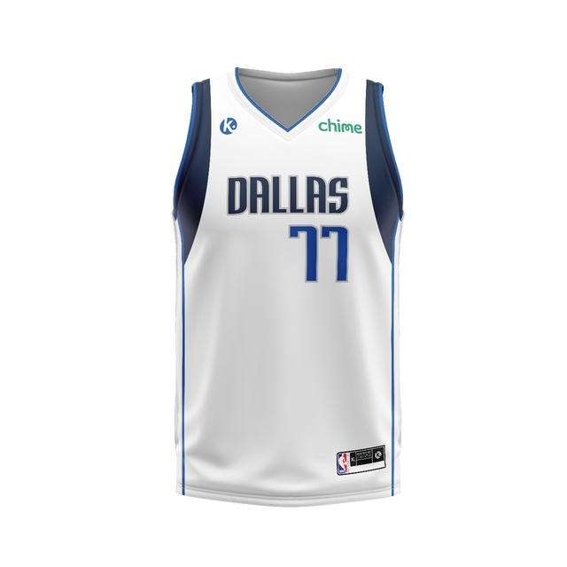 DONCIC DALLAS MAVERICKS BLANCO NINOS CAMISETA BASQUET KAPHO