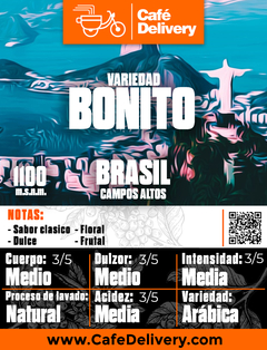 Café Brasil Blend Bonito x 1/4Kg - comprar online