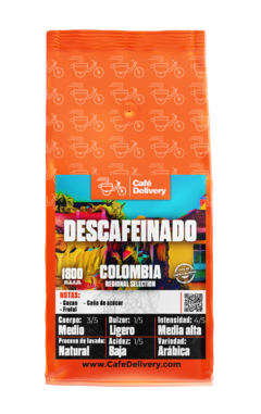 Café Colombia Excelso Descafeinado x 1Kg en grano o molido