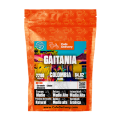 Café Colombia Gaitania x 1/4Kg en grano o molido