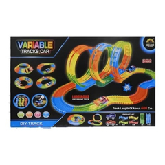 Pista Flexible 142 Pcs Con 1 Auto Luminoso