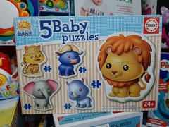 Baby Puzzles Rompecabezas Animales 5 En 1