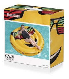 Colchoneta flotador Emoji 1.88 mt diámetro Bestway 43139 - comprar online
